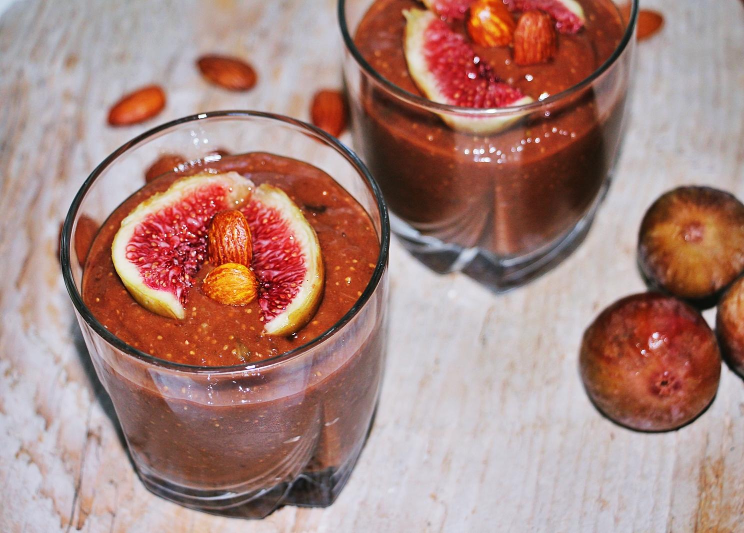 Enostaven figov puding