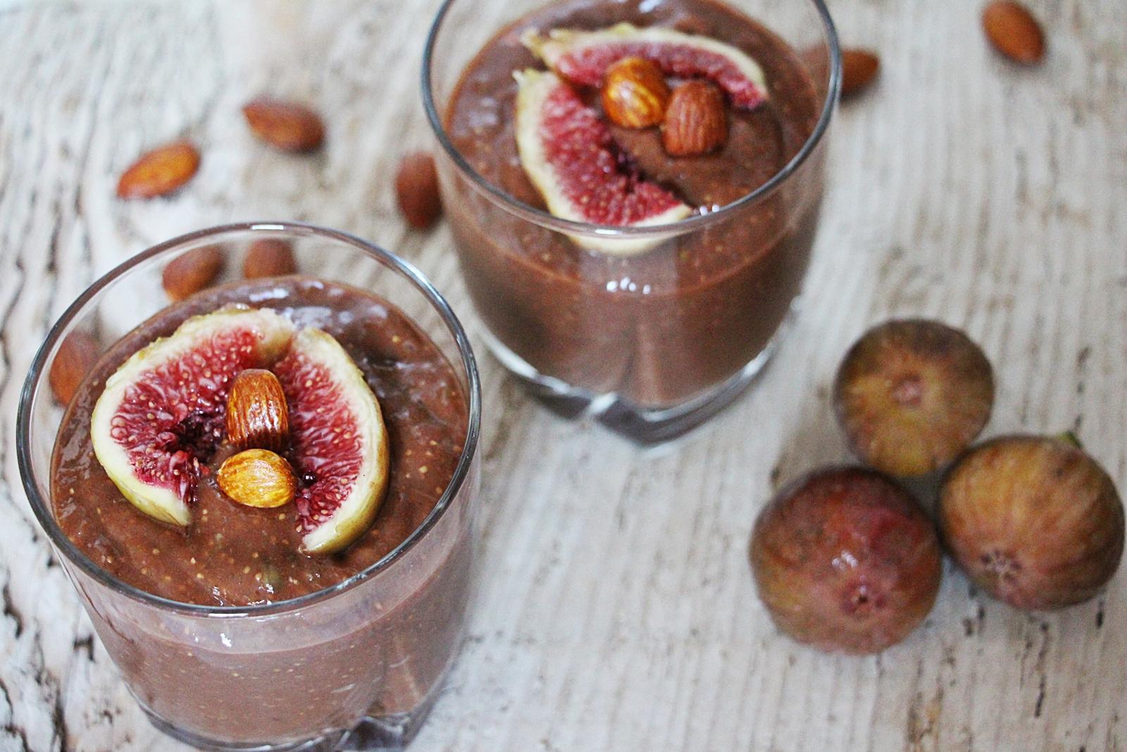 Enostaven figov puding