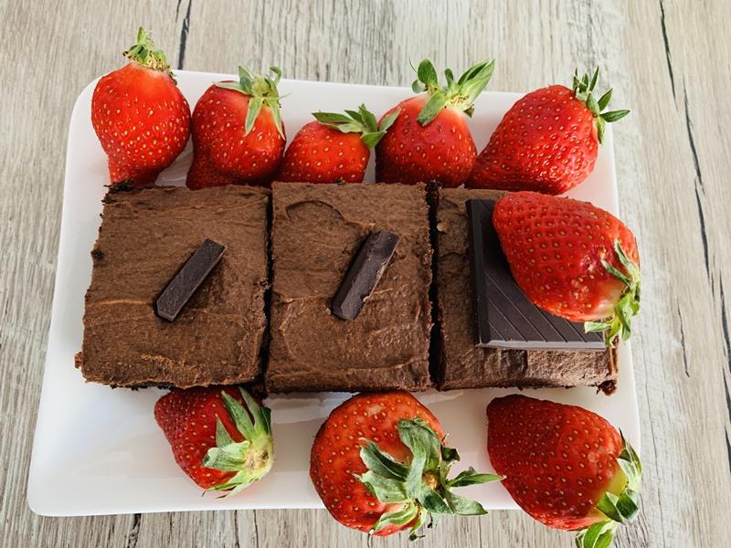 Čokoladne kocke iz sladkega krompirja