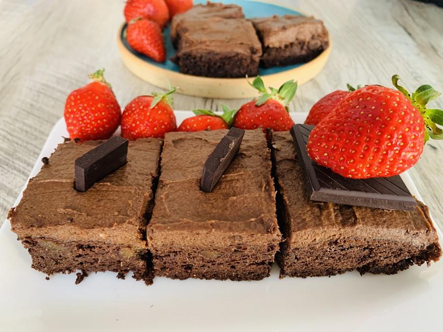 Čokoladne kocke iz sladkega krompirja