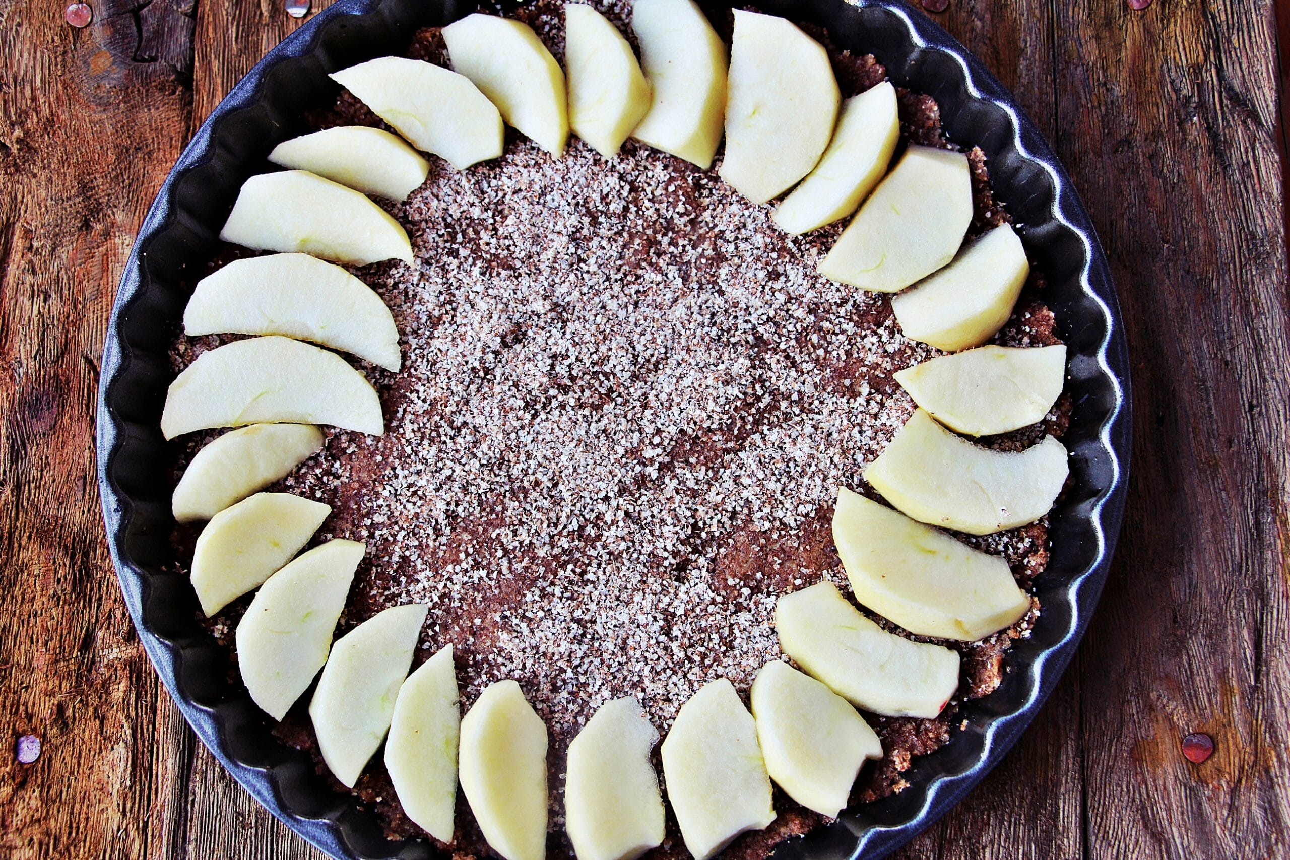 Jabolčna crumble pita