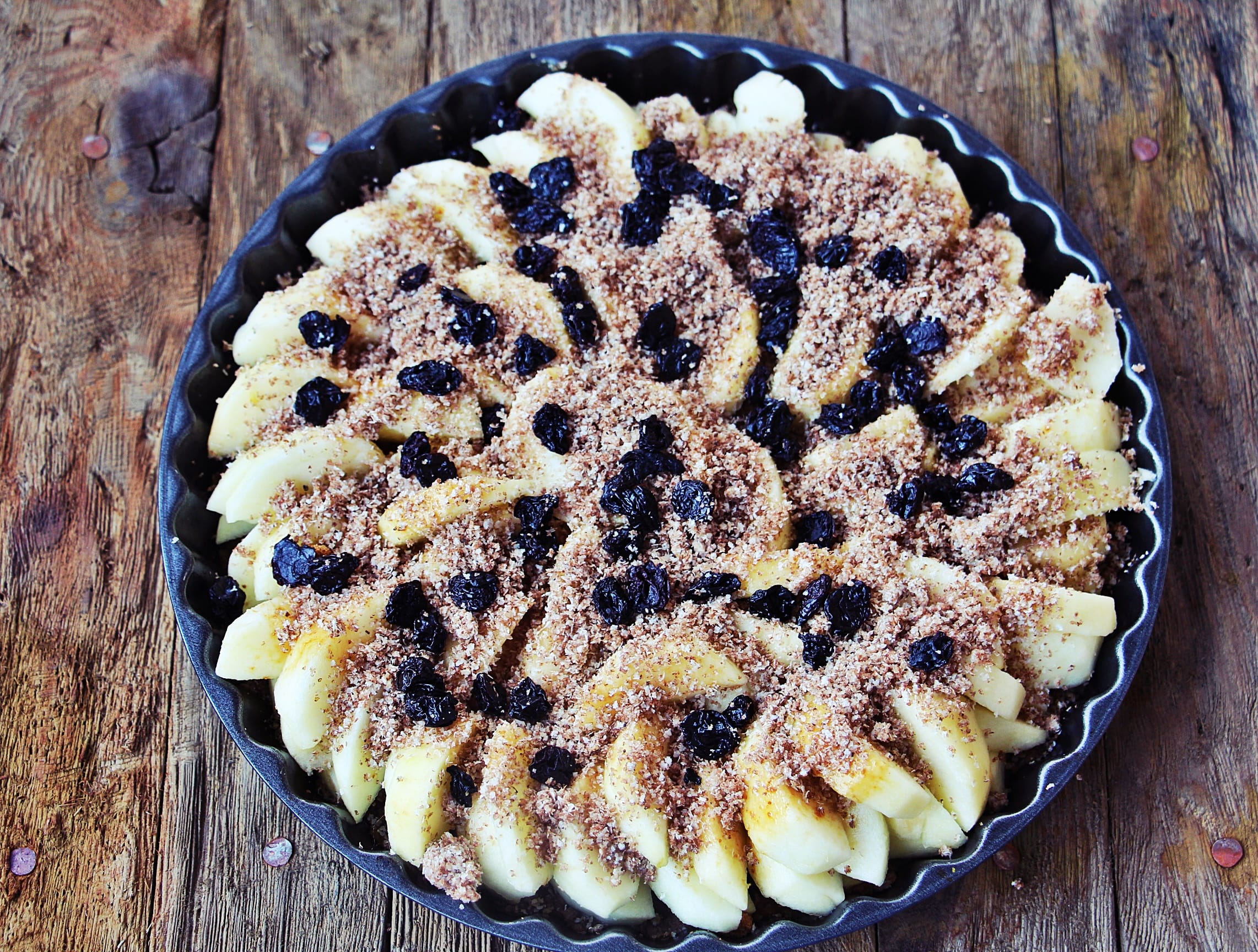 Jabolčna crumble pita